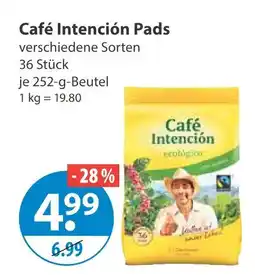 V Markt Café intención pads Angebot