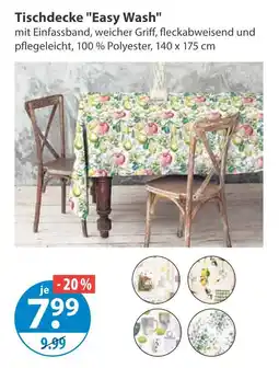 V Markt Tischdecke easy wash Angebot