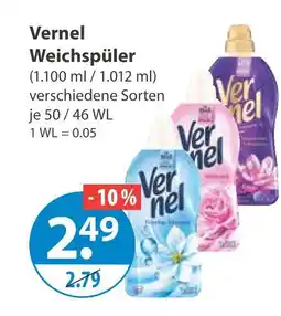 V Markt Vernel weichspüler Angebot