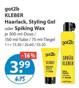 V Markt Got2b kleber haarlack Angebot