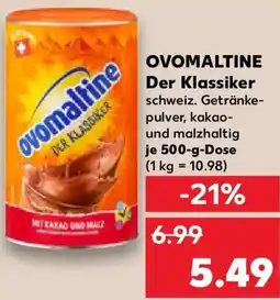 Kaufland OVOMALTINE Der Klassiker Angebot