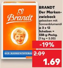 Kaufland BRANDT Der Markenzwieback Angebot