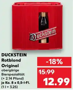 Kaufland DUCKSTEIN Rotblond Original Angebot