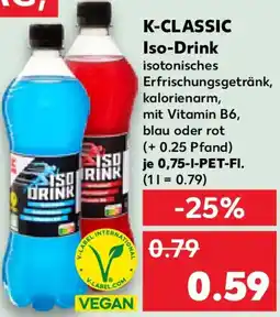 Kaufland K-CLASSIC Iso-Drink Angebot