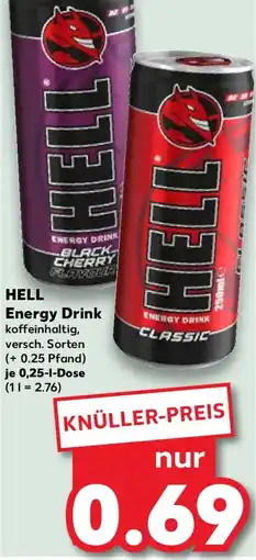 Kaufland HELL Energy Drink Angebot