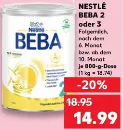 Kaufland NESTLÉ BEBA 2 oder 3 Angebot