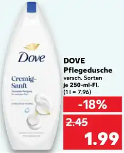 Kaufland DOVE Pflegedusche Angebot