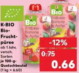 Kaufland K-BIO Bio Fruchtpüree Angebot