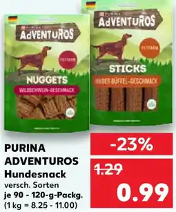 Kaufland PURINA ADVENTUROS Hundesnack Angebot