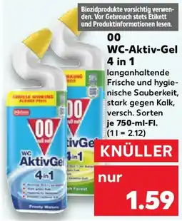 Kaufland 00 WC-Aktiv-Gel 4 in 1 Angebot