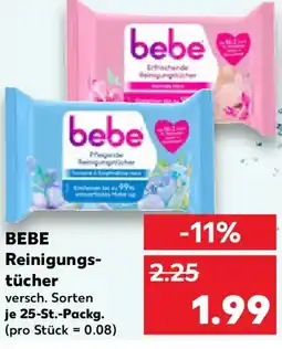 Kaufland BEBE Reinigungstücher Angebot