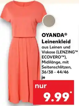 Kaufland OYANDA Leinenkleid Angebot