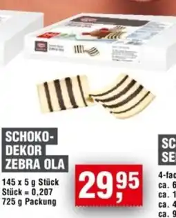 Handelshof Dr.Oetker SCHOKO- DEKOR ZEBRA OLA Angebot