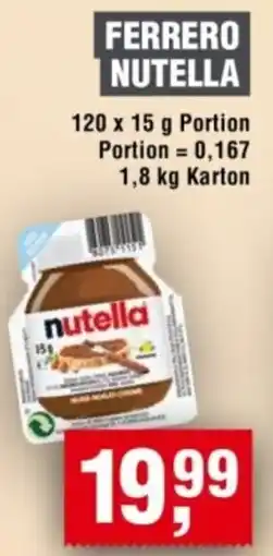 Handelshof FERRERO NUTELLA Angebot