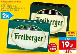 Netto Getränke Discount Freiberger Premium Biere Angebot