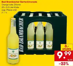 Netto Getränke Discount Bad Brambacher Gartenlimonade Angebot