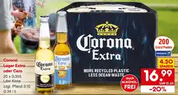 Netto Getränke Discount Corona Lager Extra oder Cero Angebot
