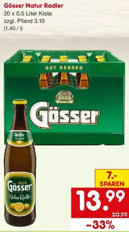 Netto Getränke Discount Gösser Natur Radler Angebot