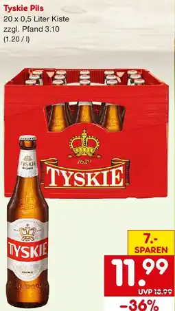 Netto Getränke Discount Tyskie Pils Angebot