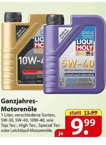 Famila Nord Ost Ganzjahres Motorenöle Angebot