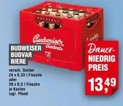 Handelshof BUDWEISER BUDVAR BIERE Angebot