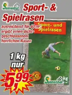 Posten Börse Sonnenhof Sport- & Spielrasen Angebot
