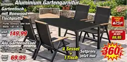 Posten Börse KYNAST Aluminium Gartengarnitur Angebot