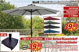 Posten Börse KYNAST Aluminium Sonnenschirm Angebot
