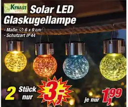 Posten Börse KYNAST Solar LED Glaskugellampe Angebot