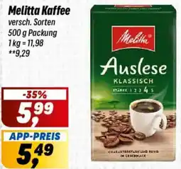 Simmel Melitta Kaffee Angebot
