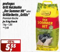 Simmel proFagus Grill Holzkohle ,,Der Sommer Hit" oder Grillbriketts ,,Grillis" Angebot