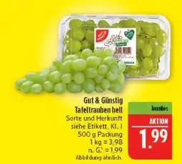 Marktkauf Gut & günstig tafeltrauben hell Angebot