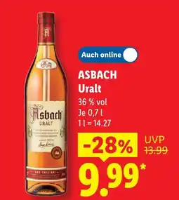 Lidl Asbach uralt Angebot