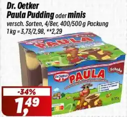 Simmel Dr. Oetker Paula Pudding oder minis Angebot