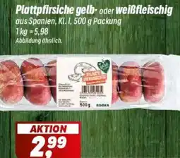 Simmel Plattpfirsiche gelb oder weißfleischig Angebot