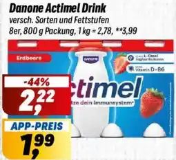 Simmel Danone Actimel Drink Angebot