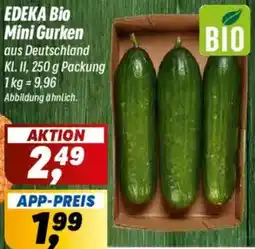 Simmel EDEKA Bio Mini Gurken Angebot