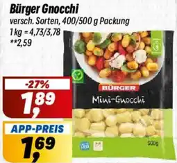 Simmel Bürger Gnocchi Angebot