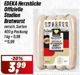 Simmel EDEKA Herzstücke Offizielle Stadion Bratwurst Angebot