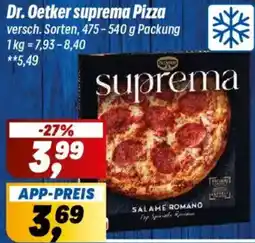 Simmel Dr. Oetker suprema Pizza Angebot