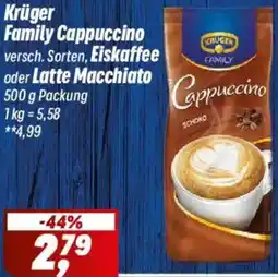 Simmel Krüger Family Cappuccino Eiskaffee oder Latte Macchiato Angebot