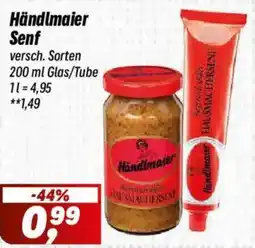 Simmel Händlmaier Senf Angebot