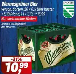 Simmel Wernesgrüner Bier Angebot