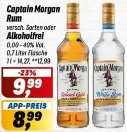 Simmel Captain Morgan oder Alkoholfrei Angebot
