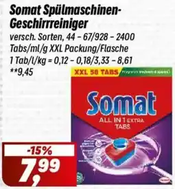Simmel Somat Spülmaschinen Geschirrreiniger Angebot