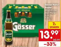 Netto Marken-Discount Gösser Natur Radler Angebot