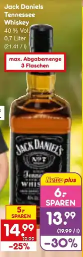 Netto Marken-Discount Jack Daniels Tennessee Angebot