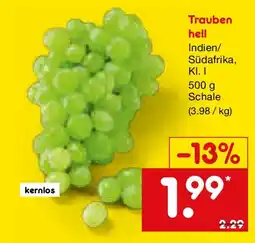 Netto Marken-Discount Trauben hell Angebot