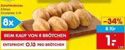 Netto Marken-Discount Schnittbrötchen Angebot