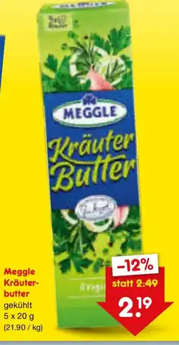 Netto Marken-Discount MEGGLE Kräuter Butter Angebot